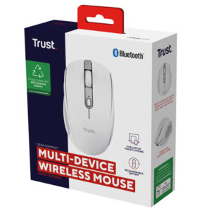 Mouse OZAA wireless - bianco - Trust - immagine 5