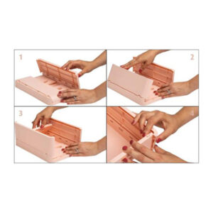 Scatola pieghevole The Smart Case mini Skandi - 18,8 x 13,8 x 9,5 cm - nude - Exacompta - immagine 3