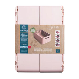 Scatola pieghevole The Smart Case maxi Skandi - 37,5 x 27,5 x 16,3 cm - nude - Exacompta - immagine 2