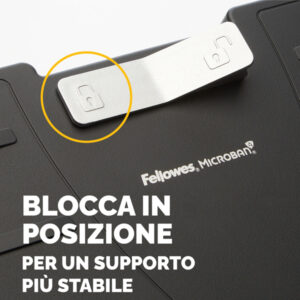 Poggiapiedi regolabile - con sistema antibatterico Microban - Fellowes - immagine 5