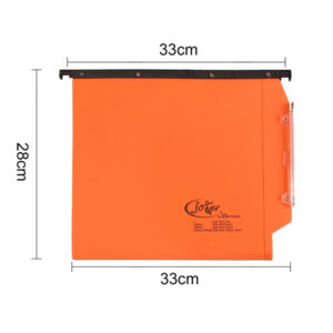 Cartella sospesa Joker - armadio - interasse 33 cm - fondo V - 33 x 28 cm - arancio - Bertesi - immagine 2