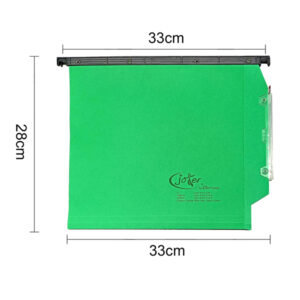 Cartella sospesa Joker - armadio - interasse 33 cm - fondo V - 33x28 cm - verde - Bertesi - immagine 2