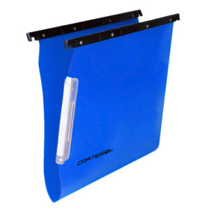 Cartella sospesa Cartesio PP - armadio - PPL - interasse 33 cm - fondo V - 32,6 x 28 cm - colori assortiti - Bertesi - immagine 2