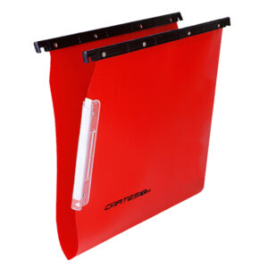 Cartella sospesa Cartesio PP - armadio - PPL - interasse 33 cm - fondo V - 32,6 x 28 cm - colori assortiti - Bertesi - immagine 4