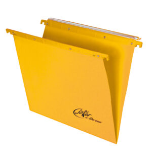 Cartelle sospese Joker - cassetto - interasse 33 cm - fondo V -  31,2 x 25 cm - colori assortiti - Bertesi - conf. 10 pezzi - immagine 5