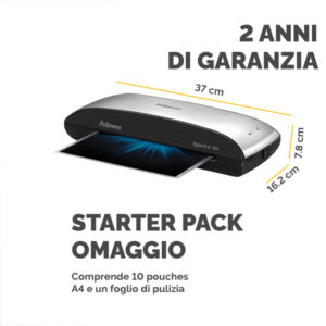 Plastificatrice Spectra - A4 - a caldo - Fellowes - immagine 5