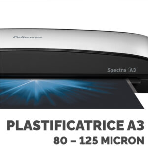 Plastificatrice Spectra - A3 - a caldo - Fellowes - immagine 3