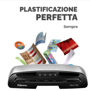 Plastificatrice Saturn 3I - A4 - a caldo - Fellowes - immagine 5
