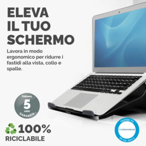 Supporto notebook I-Spire - nero - Fellowes - immagine 5