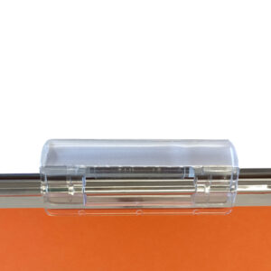 Cartella sospesa Silver - cassetto - interasse 33 cm - fondo V - 31,2 x 25 cm -  arancio - Bertesi - immagine 2
