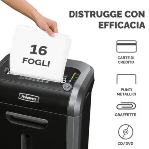 Distruggidocumenti 79CI - a frammenti - 23L - Fellowes - immagine 3