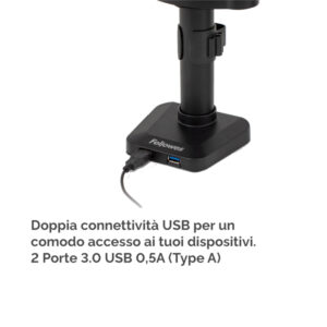 Braccio portamonitor triplo Platinum Series - Fellowes - immagine 4
