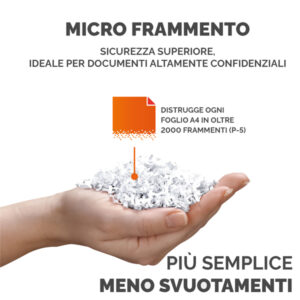 Distruggidocumenti LX-221 - a microframmenti - nero - Fellowes - immagine 4