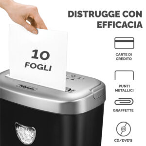 Distruggidocumenti 53C - a frammenti - Fellowes - immagine 3
