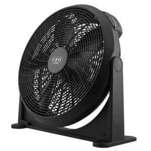 Ventilatore Black Circle 50 - da terra e a parete - 70 W - diametro 50 cm - 58,5 x 22 x 60 cm - CFG - immagine 1