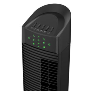 Ventilatore a torre Skyline - c/telecomando - 65 W - 29 x 29 x 90,7 cm - nero - CFG - immagine 3