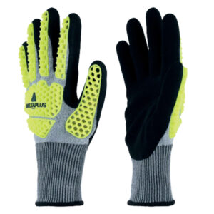 Guanto antiurto EOS NOCUT VV909 - taglia 08 - giallo fluo/grigio - Deltaplus - immagine 1