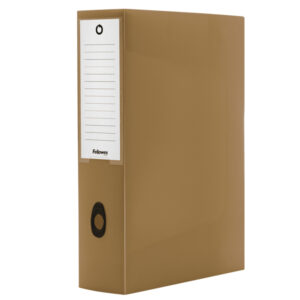 Scatola progetto Plus HOLOS - 25x35 cm - dorso 8 cm - marrone - Fellowes - immagine 1