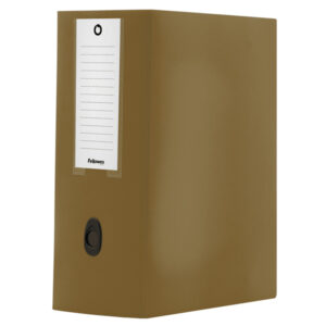 Scatola progetto Plus HOLOS - 25x35 cm - dorso 15 cm - marrone - Fellowes - immagine 1
