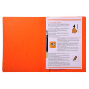 Cartella ad aghi - arancione - Exacompta - immagine 2