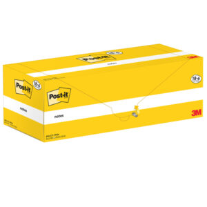 Blocco foglietti Post-it Notes - 654-CY-VP24 - 76 x 76 mm - giallo Canary - 100 fogli - Post-it - conf. 24 blocchi - immagine 3
