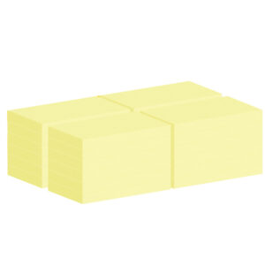 Blocco foglietti Post-it Notes - 655-CY-VP24 - 76 x 127 mm - giallo Canary - 100 fogli - Post-it - conf. 24 blocchi - immagine 2