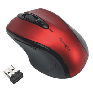 Mouse Pro Fit di medie dimensioni - wireless - rosso rubino - Kensington - immagine 1