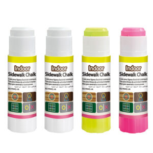 Gessetti da pavimento per interno - colori assortiti - CWR - Scatola 4 gessi stick - immagine 1