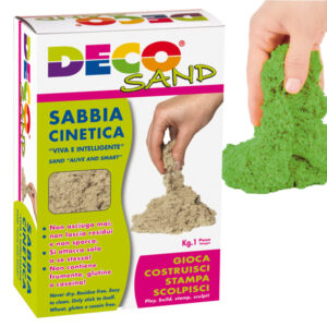 Sabbia cinetica Deco Sand - 1 kg - verde - Deco - immagine 1