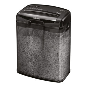 Distruggidocumenti M-7CM - a frammenti - nero - Fellowes - immagine 1