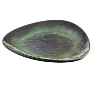 Piatto triangolare Linea Amazzonia - 26,5 x 2,5 cm - melamina - Leone - immagine 1