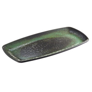 Piatto rettangolare Linea Amazzonia - 35,5 x 19 x 2,5 cm - melamina - Leone - immagine 1