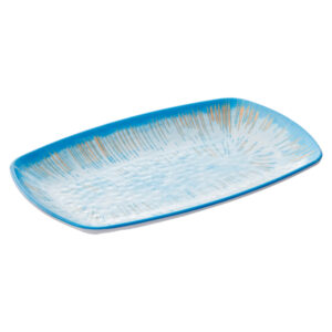 Piatto rettangolare Linea Oceano - 23,5 x 15 x 2,5 cm - melamina - Leone - immagine 1
