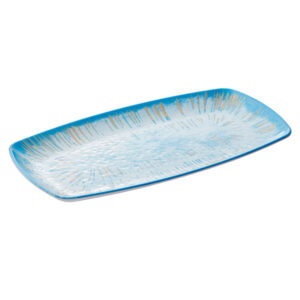 Piatto rettangolare Linea Oceano - 35,5 x 19 x 2,5 cm - melamina - Leone - immagine 1