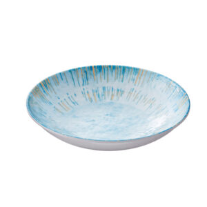 Piatto fondo Linea Oceano - diametro 18,5 x 4 cm - melamina - Leone - immagine 1
