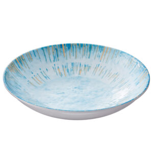 Piatto fondo Linea Oceano - diametro 24 x 5 cm - melamina - Leone - immagine 1