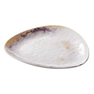Piatto triangolare Linea Galassia - 26,5 x 2,5 cm - melamina - Leone - immagine 1