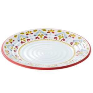 Piatto piano Linea Corfù - diametro 35,5 x 3 cm - melamina - Leone - immagine 1