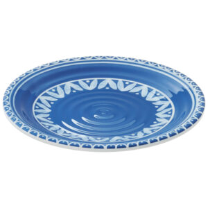 Piatto piano Linea Itaca - diametro 26,5 x 2 cm - melamina - Leone - immagine 1