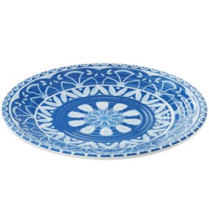 Piatto piano Linea Itaca - 35,5 x 3 cm - melamina - Leone - immagine 1