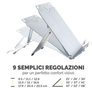 Leggio Booklift - formati A4/A3 - silver - Fellowes - immagine 3