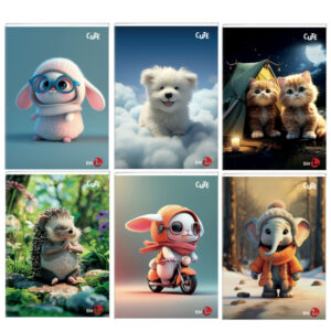 Maxiquaderno Cute fantasia - A4 - 40+2 fogli - 80gr - 4mm - BM - immagine 1