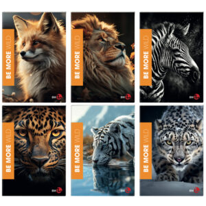 Maxiquaderno Be More Wild - A4 - 36+2 fogli - 100gr - rigo di 1a - BM - immagine 1