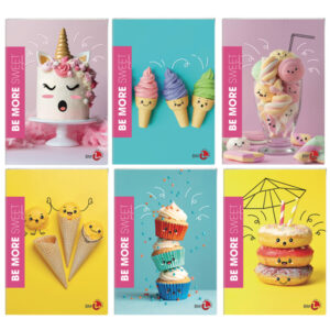 Maxiquaderno Be More Sweet - A4 - 36+2 fogli - 100gr - 5mm - BM - immagine 1