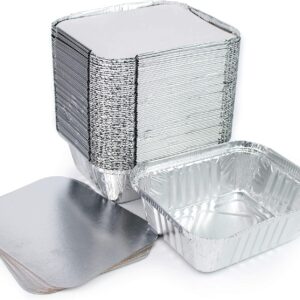 Vaschette in alluminio  take-away con coperchio - immagine 1